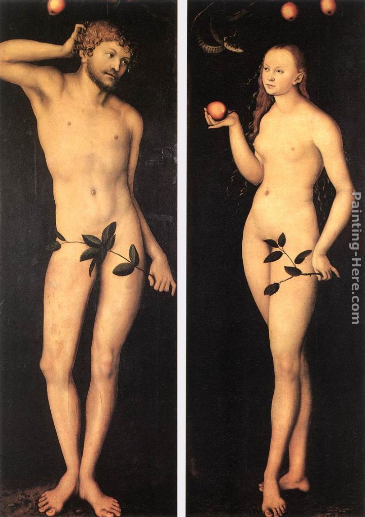 Lucas Cranach the Elder Adam and Eve